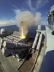 シーウルフミサイルを発射した「モントローズ」