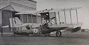 オーストラリアリッチモンド基地で撮影されたオーストラリア空軍のシーガル Mk III（1928年）