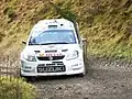 2007年のウェールズ・ラリーGBでセバスチャン・リンドホルムがドライブするSX4 WRC