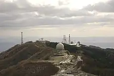 山頂から脊振山分屯基地