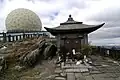 脊振神社と対空レーダー