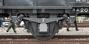 二段リンク式(横瀬車両基地の保存車)