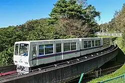 山口線を走行する8500系(2021年10月 西武球場前駅 - 西武園ゆうえんち駅間)