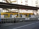 多摩湖線ホーム（ホームドア設置後）（2021年4月）