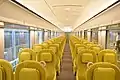 シート前面から見た車内（2019年7月3日撮影）
