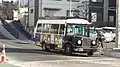 秩父営業所原谷線で運用中の「あの花」ラッピング車両（A7-213）