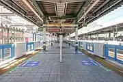 1・2番ホーム（2023年4月）