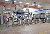 改札口（2022年7月）