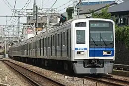 副都心線対応改造後の6103F(ステンレス車)(2008年6月7日)