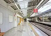 5番ホーム（2022年7月）