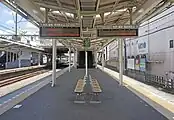 3・4番ホーム（2022年7月）