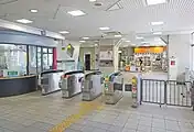 改札口（2022年7月）