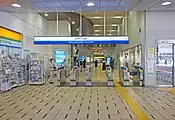 中央口改札（2022年7月）