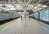 3・4番ホーム（2022年7月）
