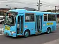 軽井沢町内循環バス(2代目)A6-313号車中4枚折戸仕様。元「川越シャトル」の車両