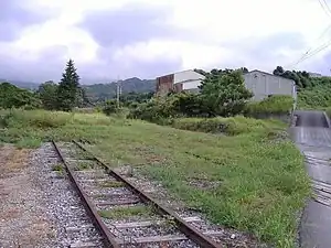 昼飯駅構内(2006年8月)