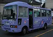 鞍手町コミュニティバスで使用していた車両