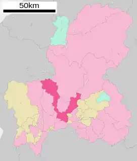 関市位置図