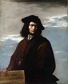 『自画像』（1640年）サルヴァトル・ローザ、ナショナル・ギャラリー（ロンドン）