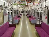 7000系 車内（座席モケット等交換後）