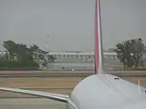 空港ターミナルより見る仙台空港線
