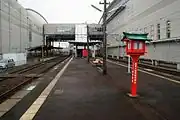 在来線ホーム（2013年2月）
