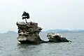 千貫島。伊達政宗お気に入りの島だったと言われている。