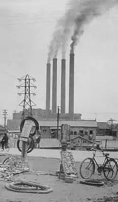 東京電灯千住火力発電所（1925年）