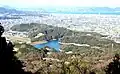 当寺から臨んだ犬塚池の風景