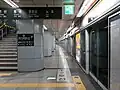 1号線下りホーム(2018年3月)