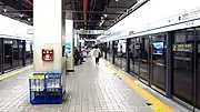 プラットホーム(2019年撮影)
