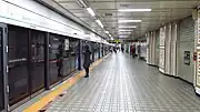 2号線ホーム(2018年11月22日)