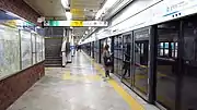 4号線ホーム(2018年撮影)