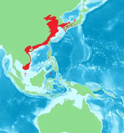 FAO (2005) による分布図。