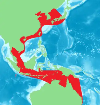 Khromov et al. (1998) による分布図。