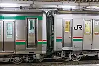 701系との併結運転に対応している