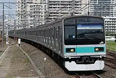 常磐緩行線時代の1000番台（2018年5月16日 金町駅）