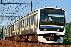 2100番台4両編成（2022年6月25日 佐倉駅 - 物井駅間）