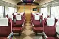 クロハ789形100番台・座席交換後の指定席車内（2021年5月）
