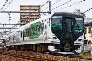 5500番台による高崎線特急「草津・四万」