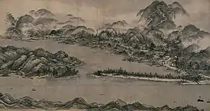 雪舟、天橋立図（1501年頃）