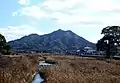 世田山と笠松山を北から