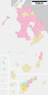 瀬戸内町位置図