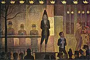 ジョルジュ・スーラ『サーカスの客寄せ』1887年–1888年