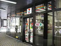 百貨店とコンビニエンスストアでは商圏が異なる。後者の商圏は都市部ではごく近隣までである。