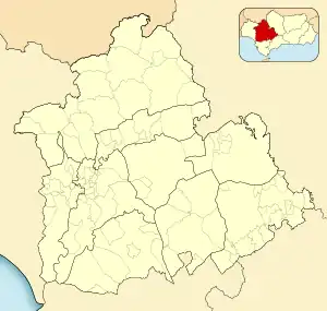 Osunaの位置(セビリア県内)