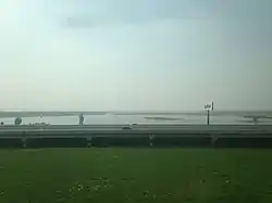 市内を流れる沙河