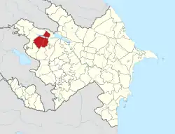 シャムキル県の位置