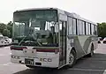 過去の車両:路線車 日産ディーゼル 緑系BUS CENTERカラー（1990年）