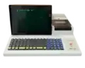 1978年発売、シャープのMZ-80のディスプレイ。